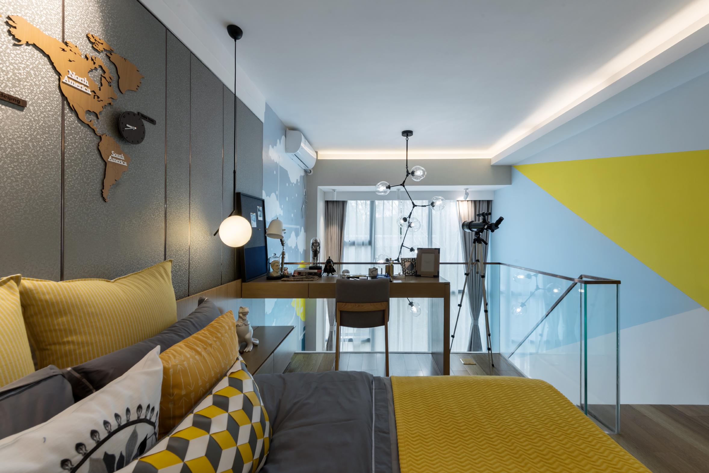 龍湖九里晴川-現(xiàn)代簡約-臥室設(shè)計(jì)效果圖