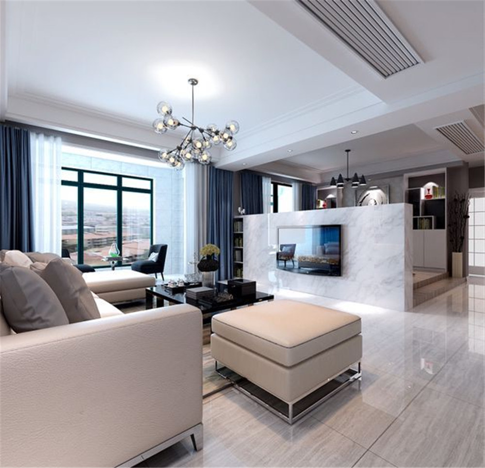 龍湖九里晴川-現(xiàn)代簡約-臥室設計效果圖