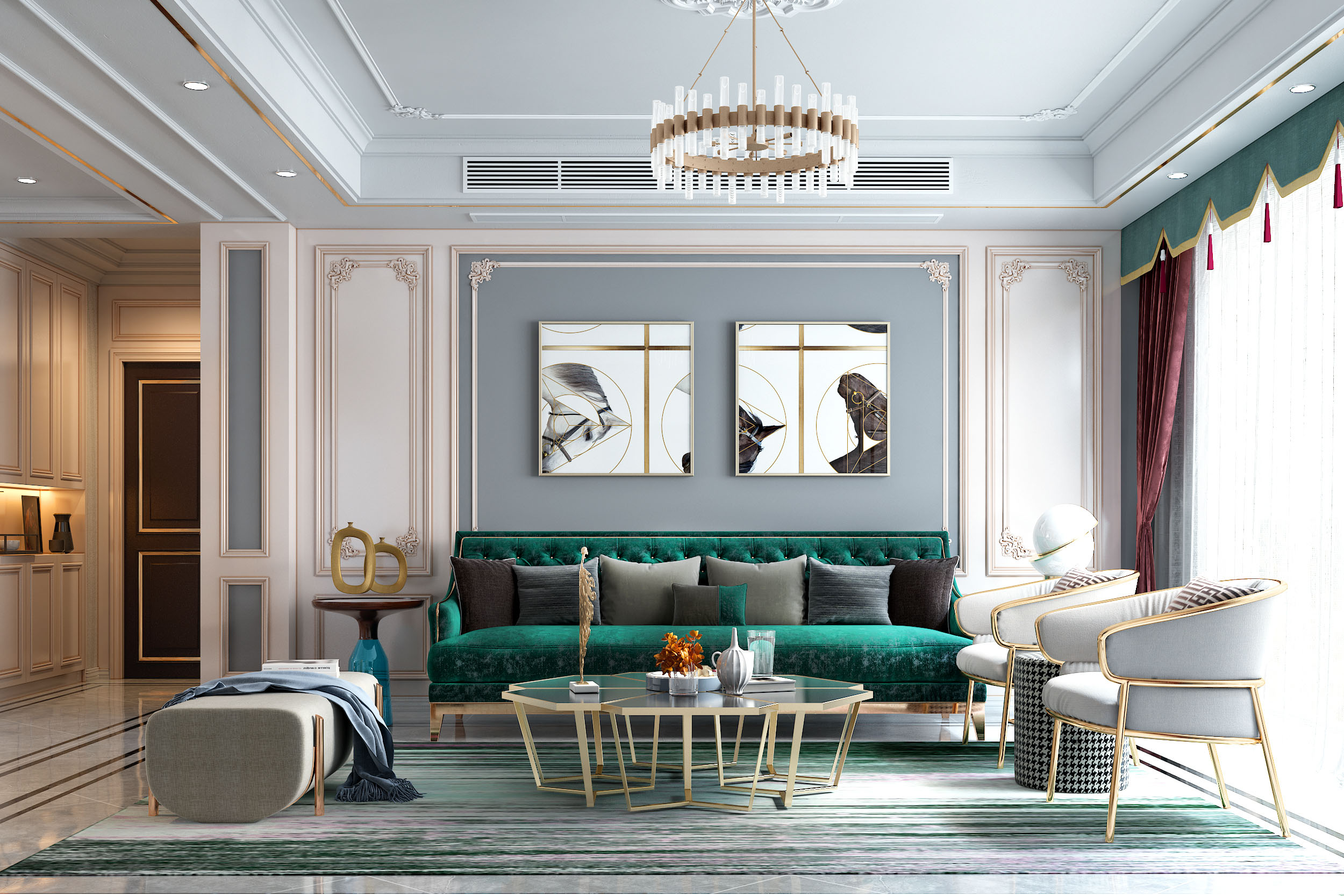 龍湖九里晴川-現(xiàn)代簡約-臥室設計效果圖