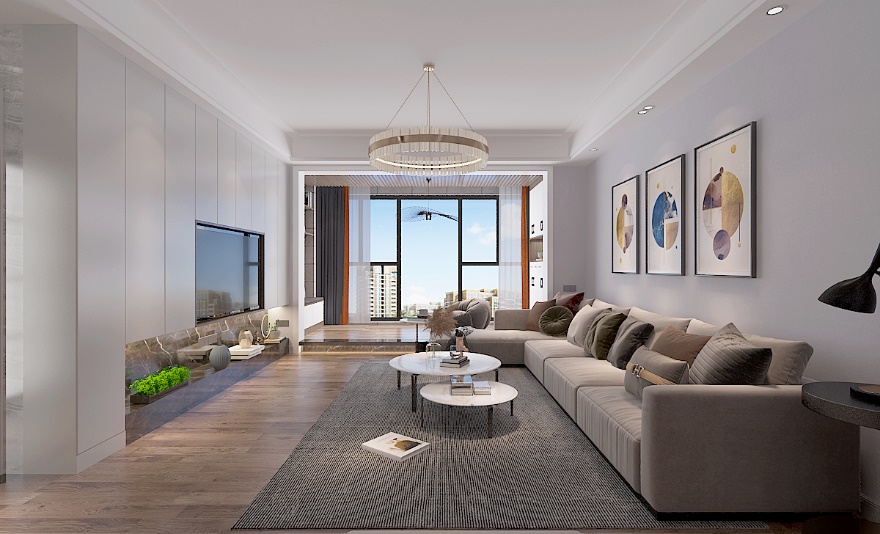 龍湖九里晴川-現(xiàn)代簡約-臥室設計效果圖